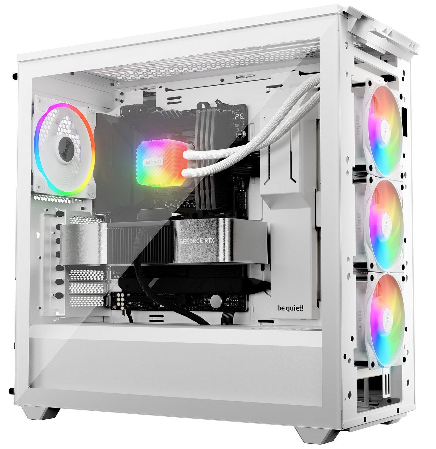 Система водяного охолодження Be quiet! LIGHT LOOP 360mm White (BW023) - зображення 7