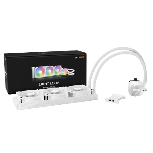 Система водяного охолодження Be quiet! LIGHT LOOP 360mm White (BW023) - зображення 5
