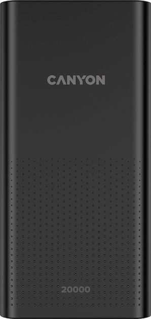 Батарея POWER BANK Canyon PB-2001 Black (CNE-CPB2001B) - зображення 1