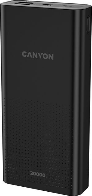 Батарея POWER BANK Canyon PB-2001 Black (CNE-CPB2001B) - зображення 2