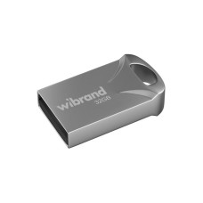 Флеш пам'ять USB 32 Gb Wibrand Hawk Silver USB 2.0 - зображення 1
