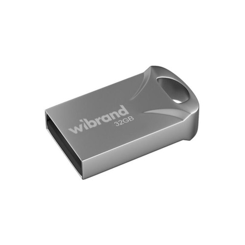 Флеш пам'ять USB 32 Gb Wibrand Hawk Silver USB 2.0 - зображення 1