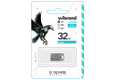 Флеш пам'ять USB 32 Gb Wibrand Hawk Silver USB 2.0 - зображення 2
