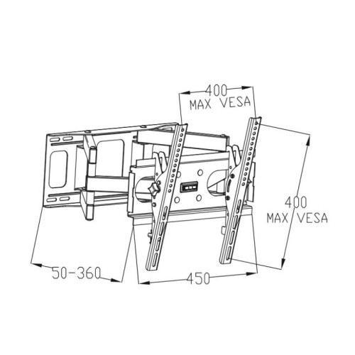 Настінне кріплення Vinga TM34-4451 - зображення 11