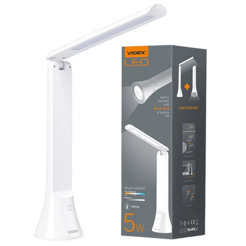 Лампа світлодіодна настільна Videx LED 5W 3000-5500K (VL-TF11W) - зображення 1