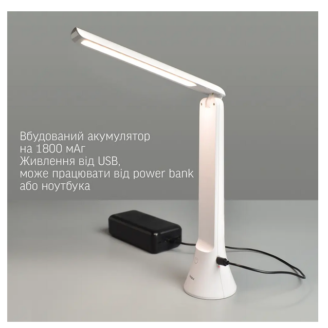 Лампа світлодіодна настільна Videx LED 5W 3000-5500K (VL-TF11W) - зображення 8