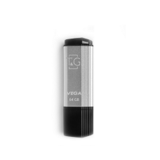 Флеш пам'ять USB 64 Gb T&G 121 Vega series Silver USB 2.0 - зображення 1