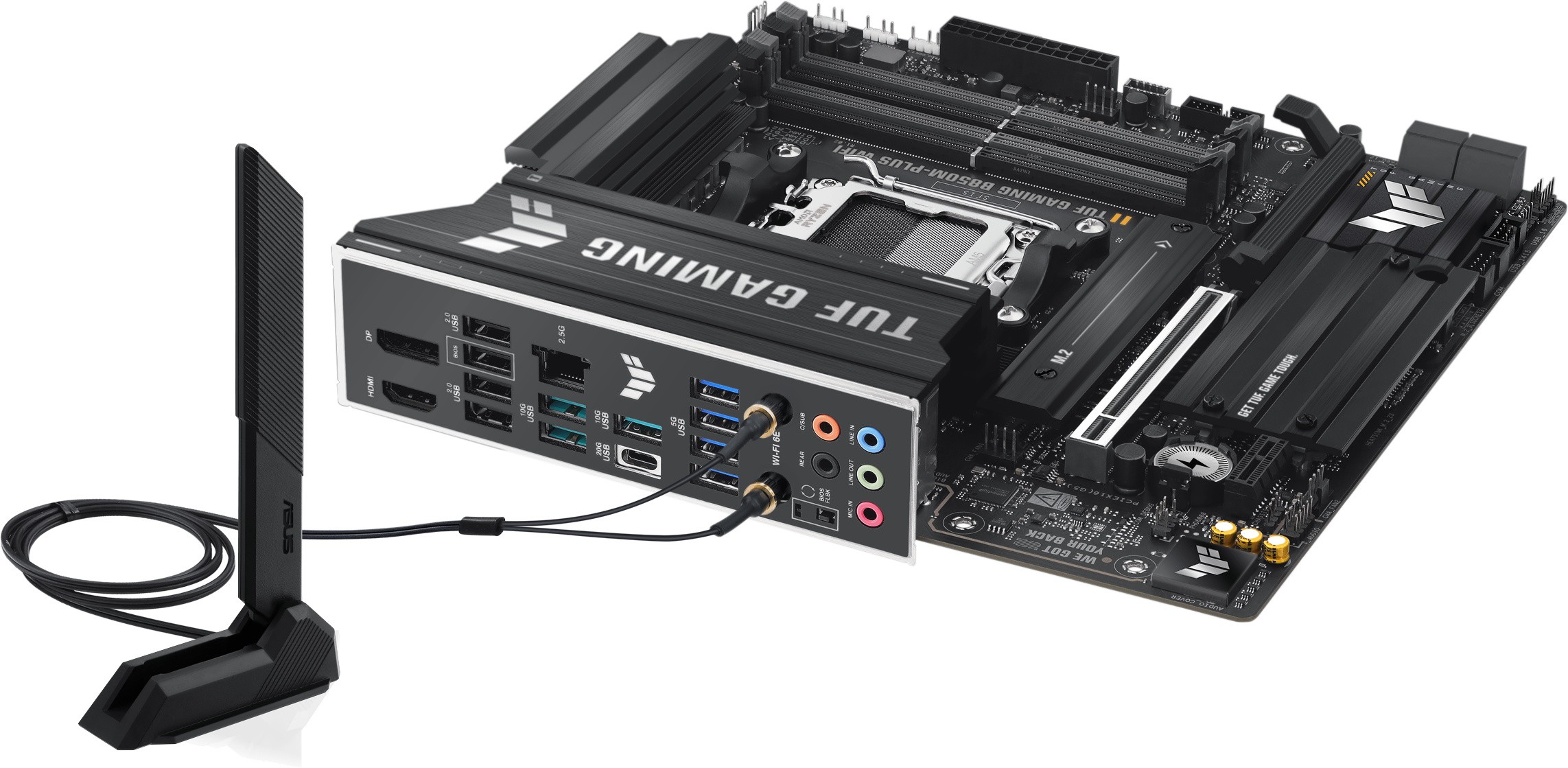 Мат. плата AM5 Asus TUF GAMING B850M-PLUS WIFI - зображення 7
