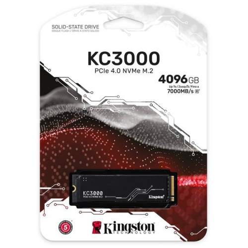 Накопичувач SSD NVMe M.2 4000GB Kingston KC3000 (SKC3000D\/4096G) - зображення 3