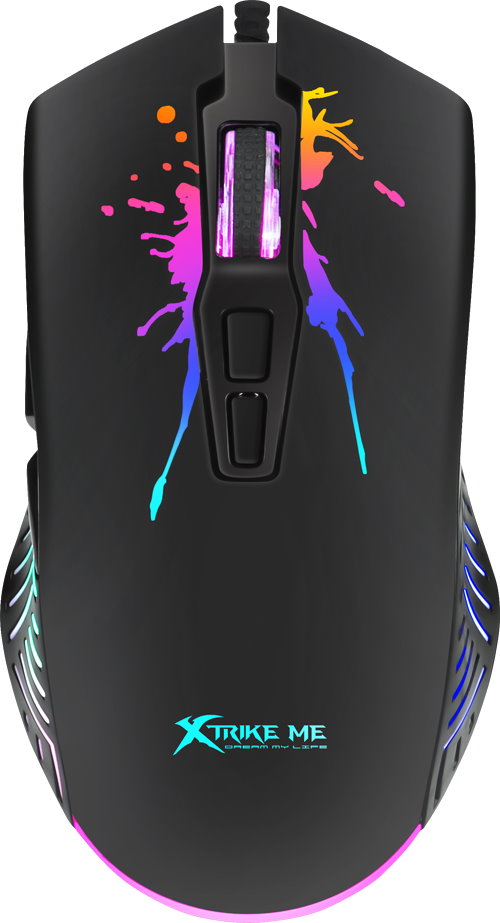 Мишка Xtrike ME GM-215 RGB-LED USB Black (GM-215) - зображення 2