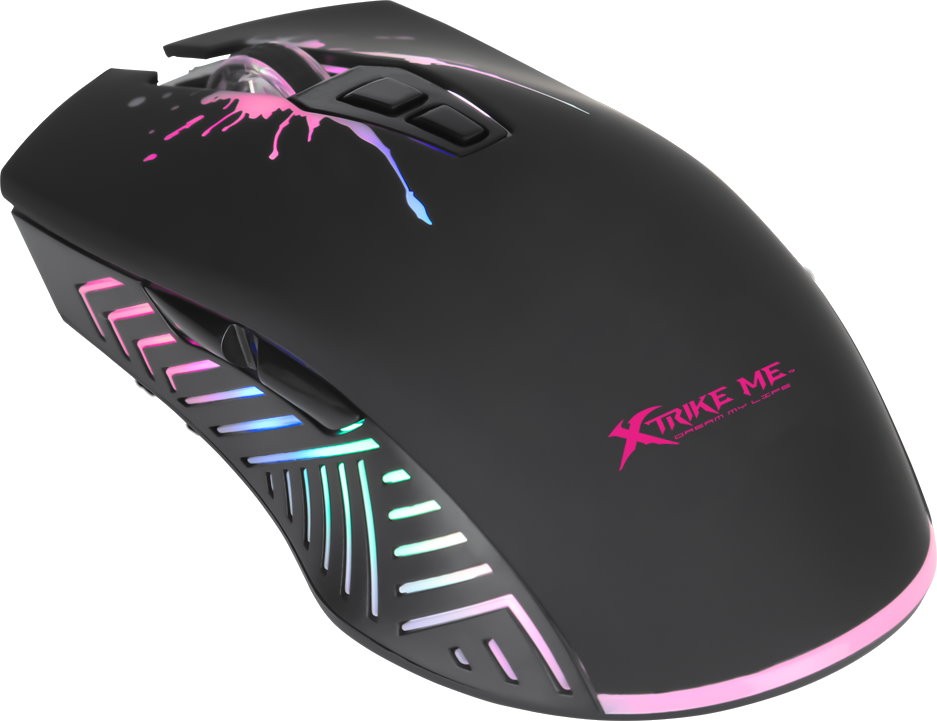 Мишка Xtrike ME GM-215 RGB-LED USB Black (GM-215) - зображення 3