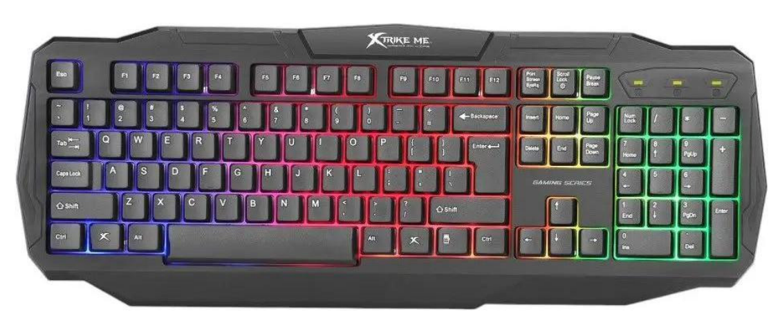 Клавіатура+опт.мишка Xtrike ME CM-406 USB Black - зображення 3