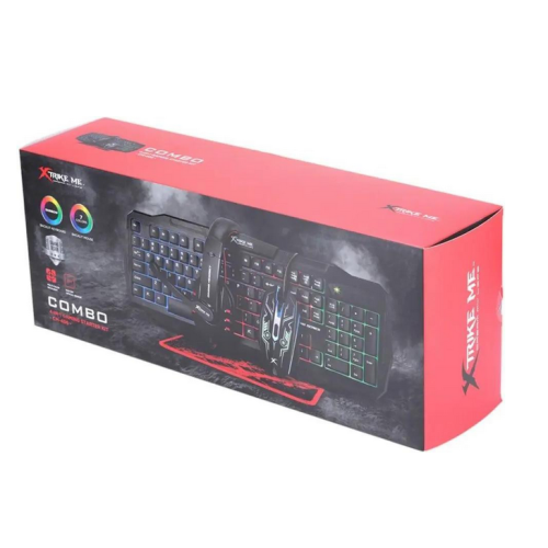 Клавіатура+опт.мишка Xtrike ME CM-406 USB Black - зображення 7