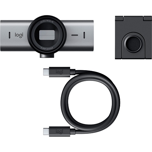 Вебкамера Logitech MX Brio 4K Graphite - зображення 5