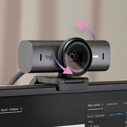 Вебкамера Logitech MX Brio 4K Graphite - зображення 7