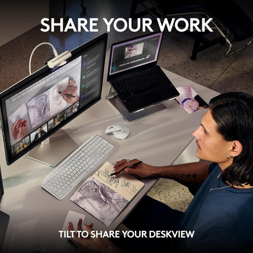 Вебкамера Logitech MX Brio 4K Graphite - зображення 9