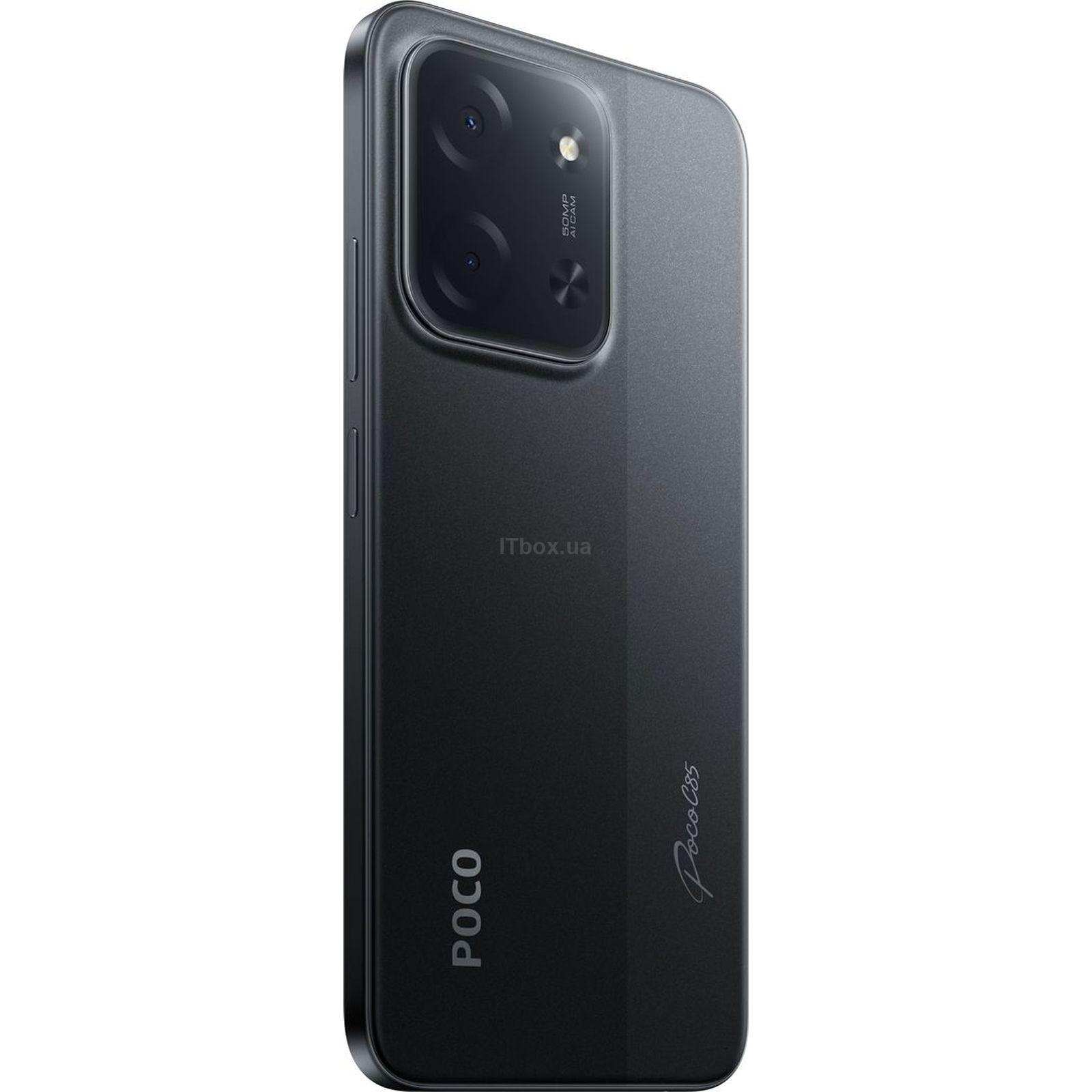 Смартфон Xiaomi Poco C85 8\/256 Black - зображення 7