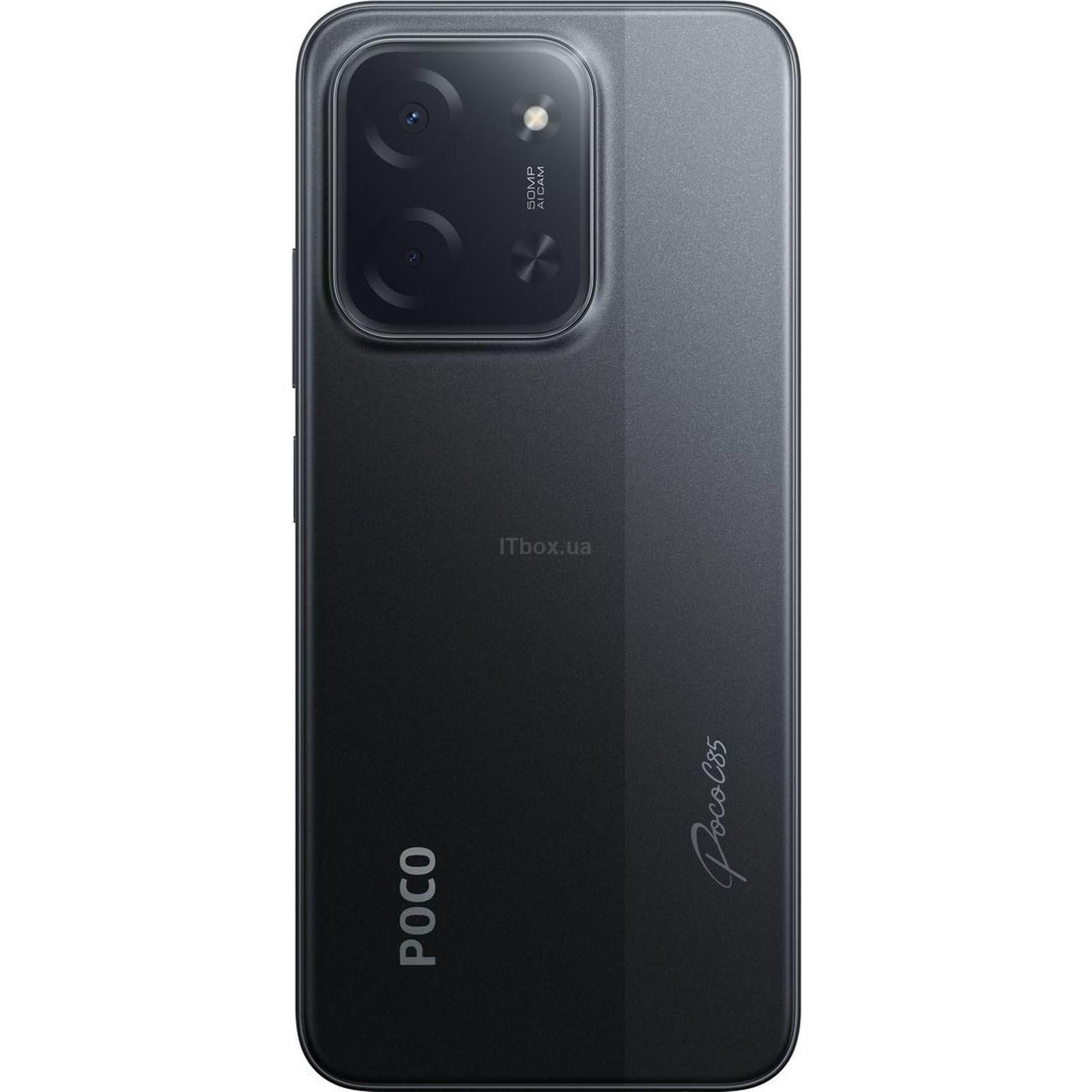 Смартфон Xiaomi Poco C85 8\/256 Black - зображення 3