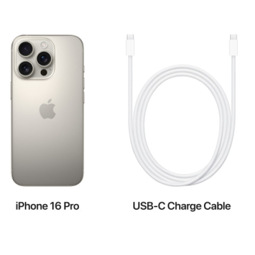 Смартфон Apple iPhone 16 Pro 128GB Natural Titanium - зображення 6