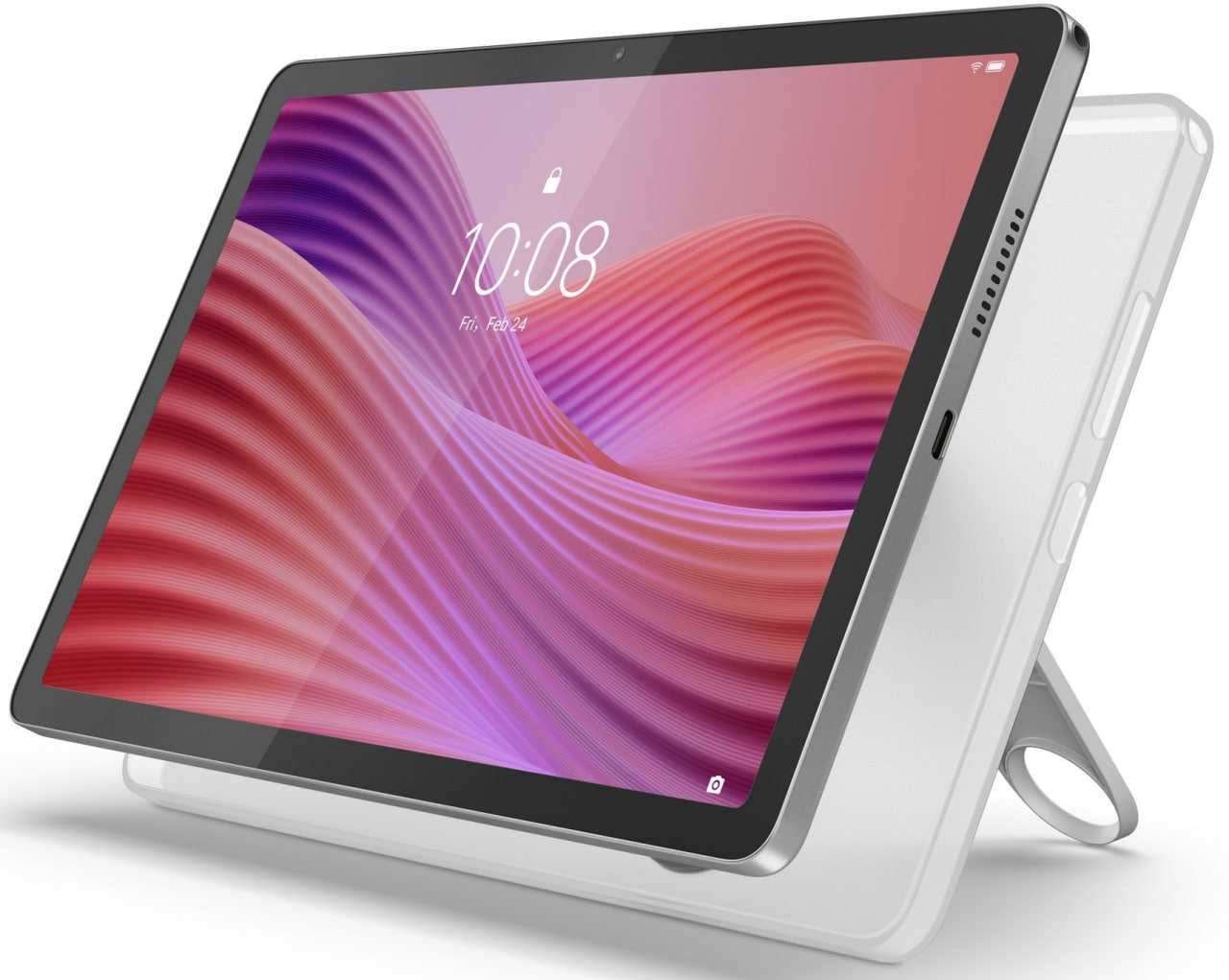 Планшет Lenovo Tab 8\/128 LTE Luna Grey + Clear Case (ZAEJ0181UA) - зображення 1