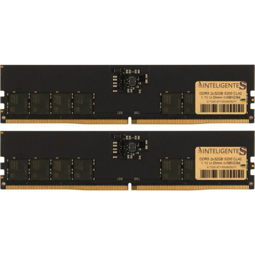 Пам'ять DDR5 RAM_64Gb (2x32Gb) 5200Mhz INTELIGENTES (IU5BII2\/64) - зображення 3