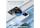 Батарея POWER BANK Vention 20000mAh 22.5W LED Display White - зображення 8