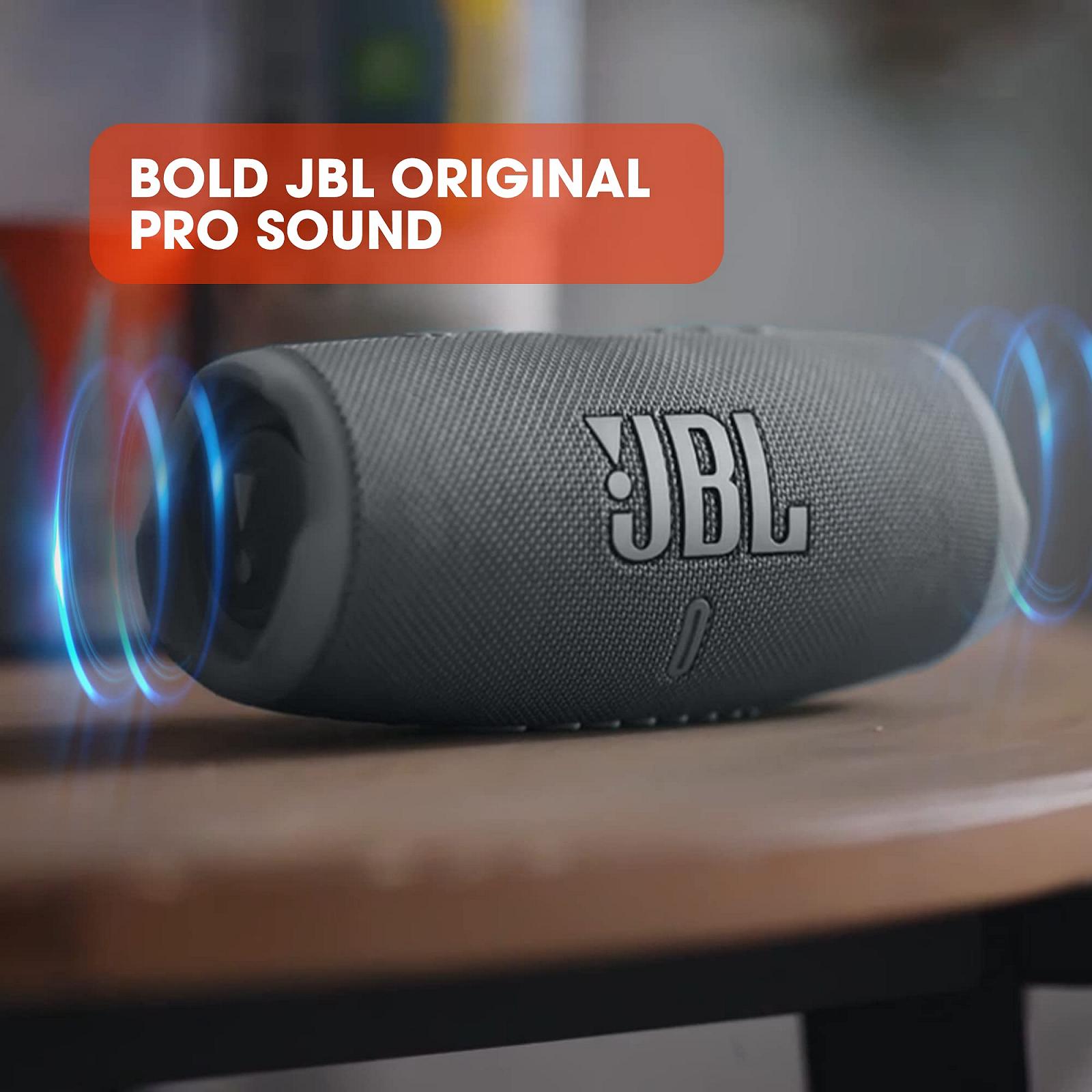 Колонка портативна JBL Charge 5 Grey - зображення 6