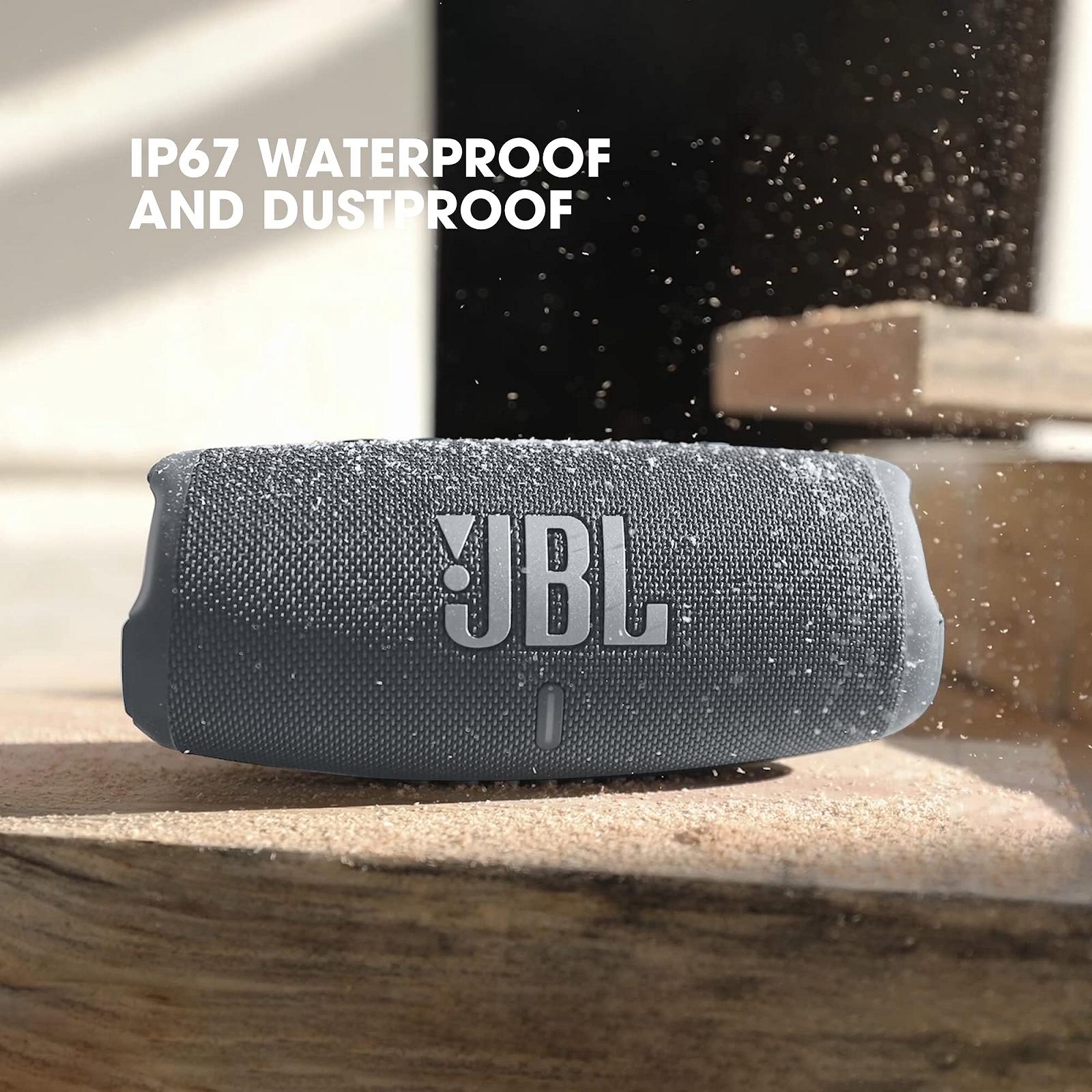 Колонка портативна JBL Charge 5 Grey - зображення 8