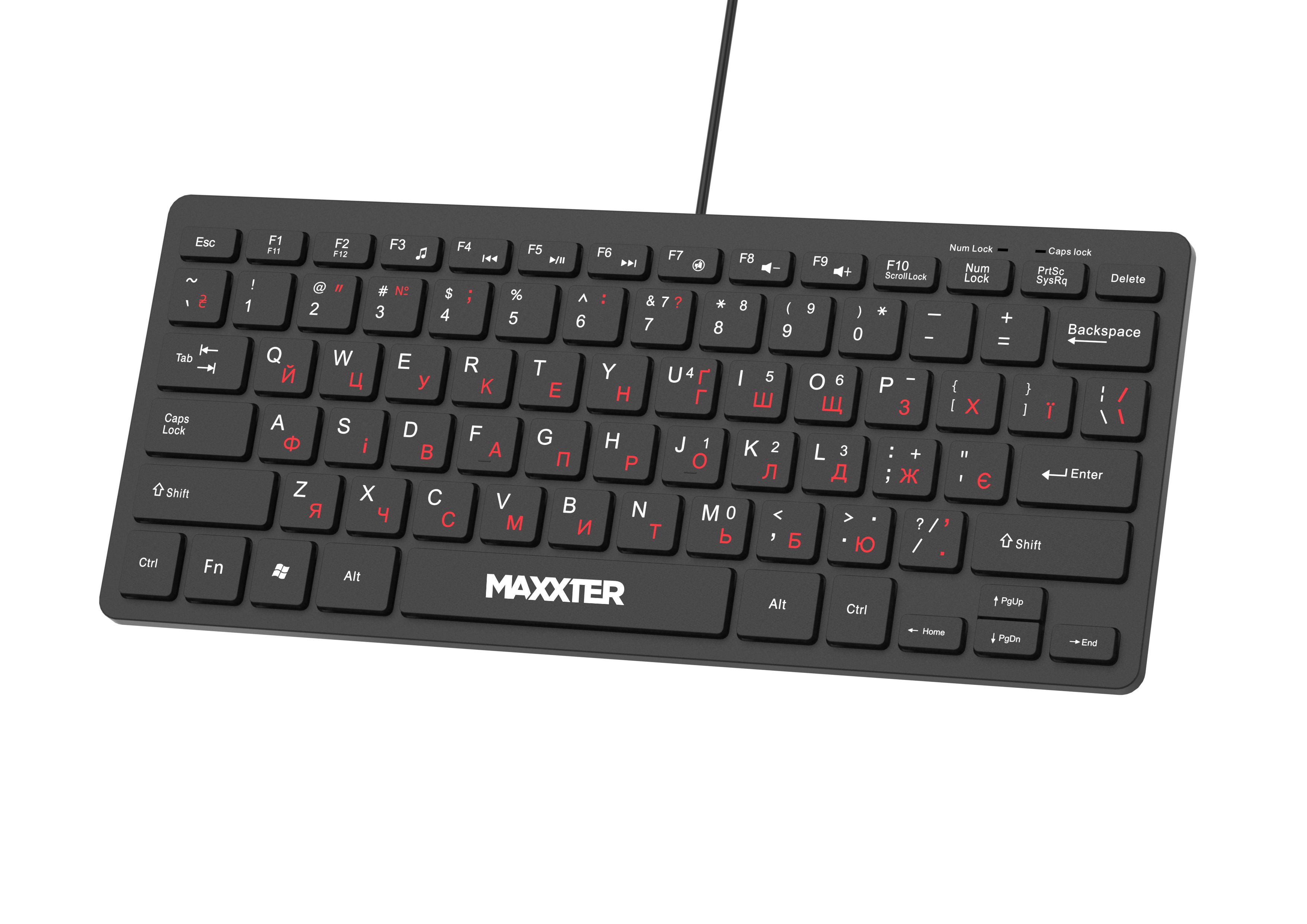 Клавіатура Maxxter KBM-C01B-UA - зображення 2