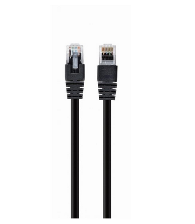 Патч-корд CAT5e UTP RJ45 5.0м, чорний, Cablexpert - зображення 1