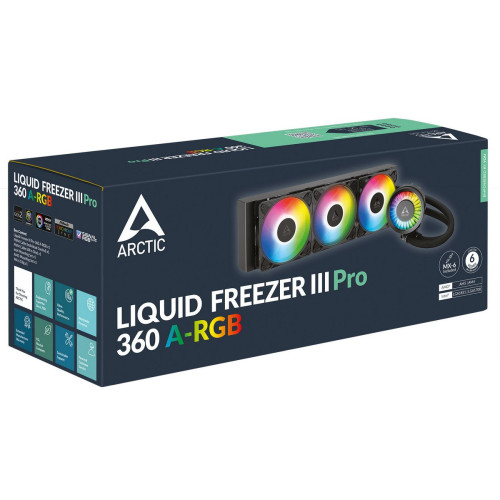 Система водяного охолодження Arctic Liquid Freezer III Pro 360 A-RGB - зображення 5