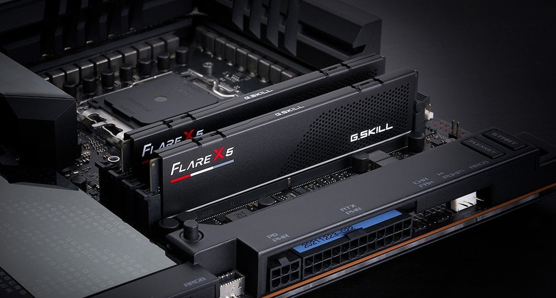 Пам'ять DDR5 RAM_64Gb (2x32Gb) 6000Mhz G.Skill Flare X5 Black (F5-6000J3636F32GX2-FX5) - зображення 5