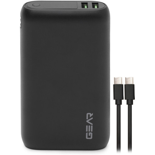 Батарея POWER BANK GEAR 20000mAh, PD\/22.5W, black (WP952P) - зображення 1