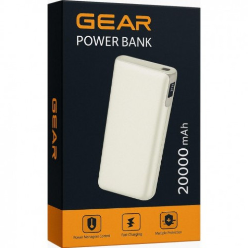 Батарея POWER BANK GEAR 20000mAh, PD\/22.5W, black (WP952P) - зображення 3