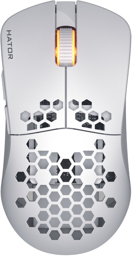 Мишка Hator Stellar Wireless\/Bluetooth\/USB White (HTM651) - зображення 1