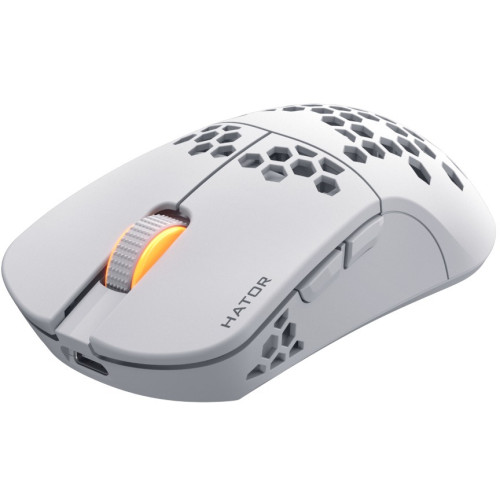 Мишка Hator Stellar Wireless\/Bluetooth\/USB White (HTM651) - зображення 2