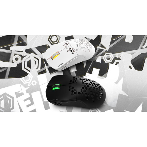 Мишка Hator Stellar Wireless\/Bluetooth\/USB White (HTM651) - зображення 8