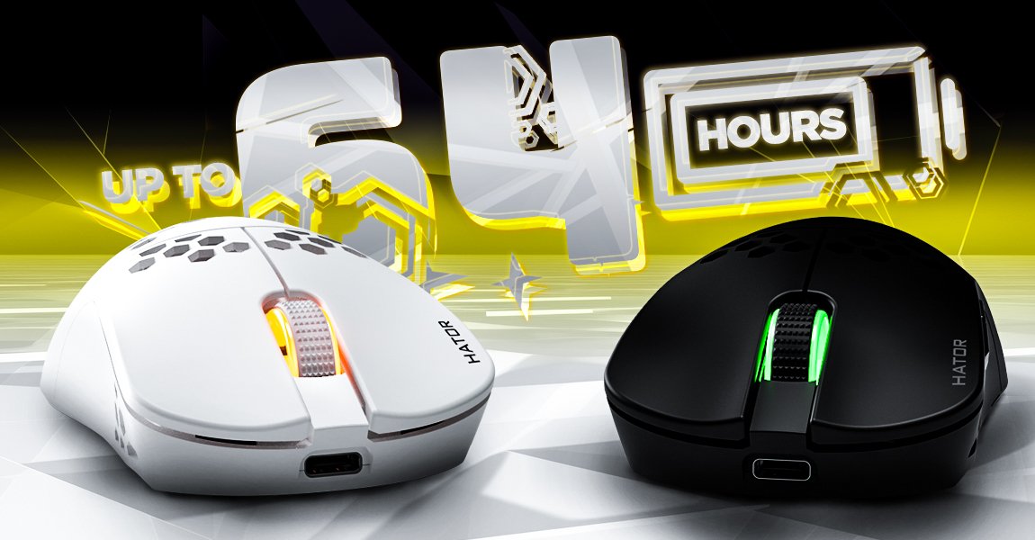 Мишка Hator Stellar Wireless\/Bluetooth\/USB White (HTM651) - зображення 7