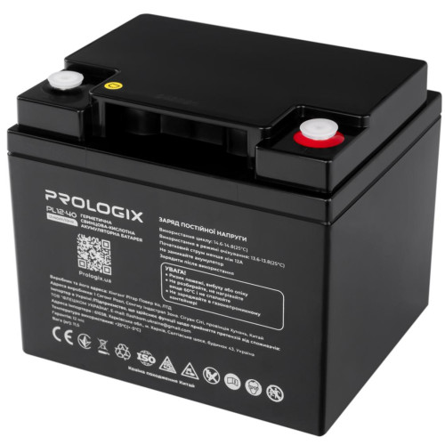 Акумуляторна батарея Prologix 12V 40Ah, AGM - зображення 4