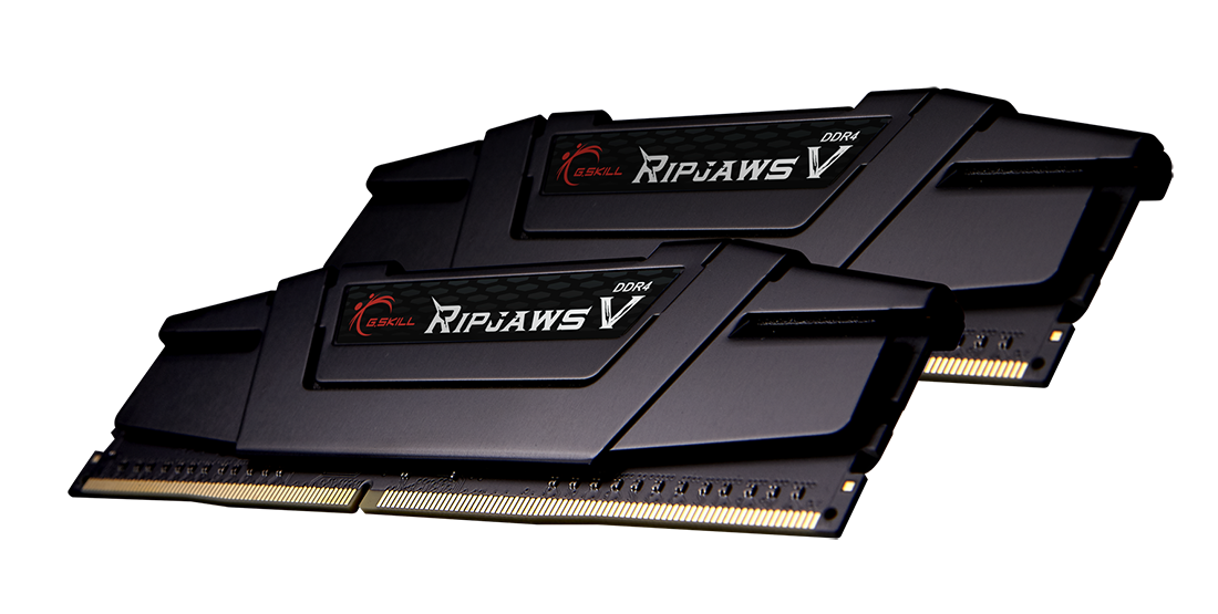 Пам'ять DDR4 RAM_16Gb (2x8Gb) 3600Mhz G.Skill Ripjaws V Black (F4-3600C18D-16GVK) - зображення 2