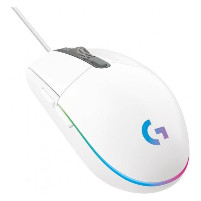 Мишка Logitech G102 Lightsync White (23889058) - зображення 1