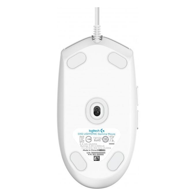 Мишка Logitech G102 Lightsync White (23889058) - зображення 5
