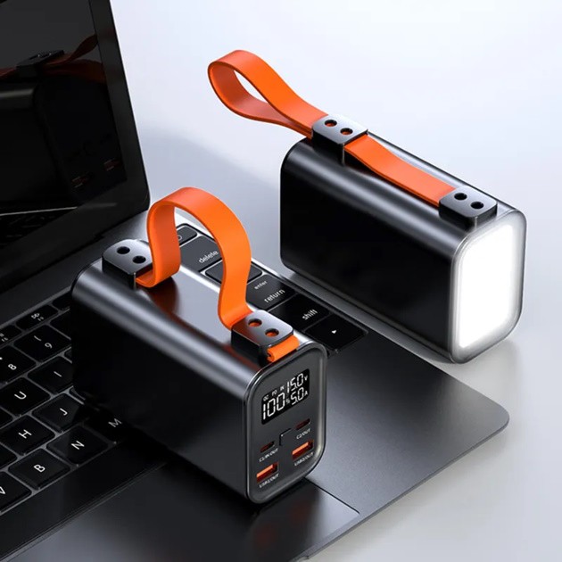 Батарея POWER BANK ATRIA WPD-101 60000mAh 100W, PD2.0, QC - зображення 5