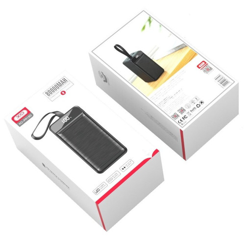 Батарея POWER BANK XO PR160 80000mAh, PD\/18W, QC3.0\/22.5W, flashlight - зображення 2