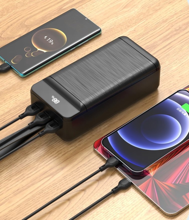Батарея POWER BANK XO PR160 80000mAh, PD\/18W, QC3.0\/22.5W, flashlight - зображення 6