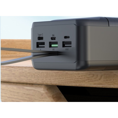 Батарея POWER BANK XO PR160 80000mAh, PD\/18W, QC3.0\/22.5W, flashlight - зображення 5