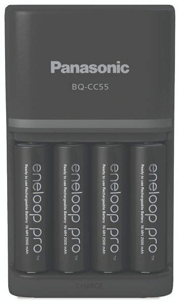 Зарядний пристрій + акумулятори Panasonic Smart-Quick Charger+ Eneloop Pro - зображення 2
