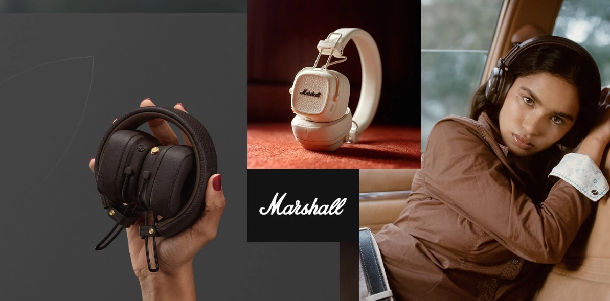 Безпровідні Bluetooth навушники Marshall Major V Brown - зображення 9