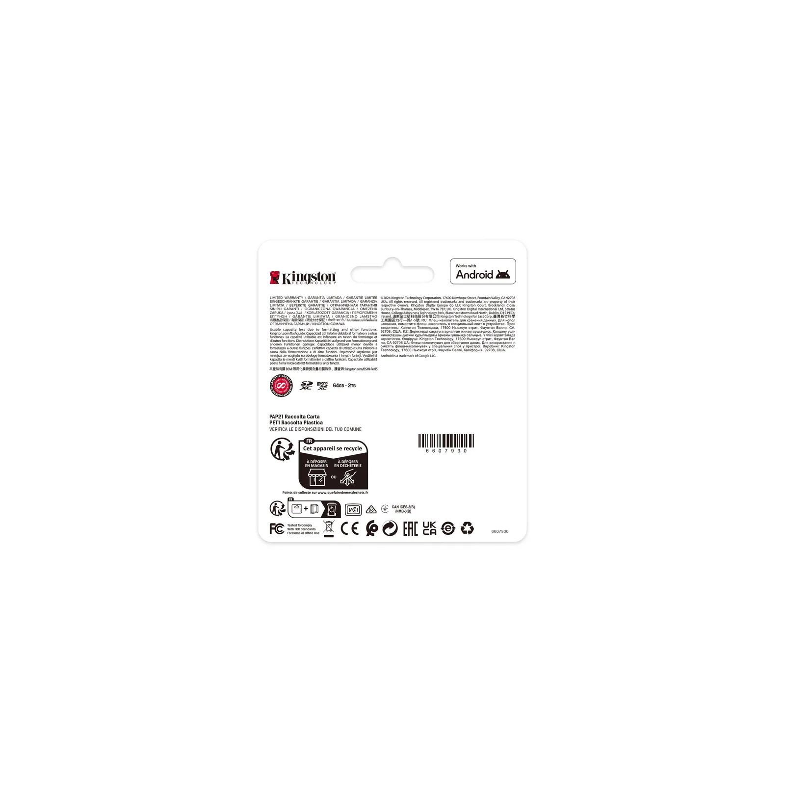 Secure Digital card 64 Gb Kingston Canvas Select Plus class 10 UHS-I, U1, V10 - зображення 4
