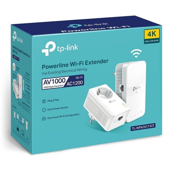 Мережевий адаптер PowerLine TP-Link TL-WPA7617 KIT - зображення 4